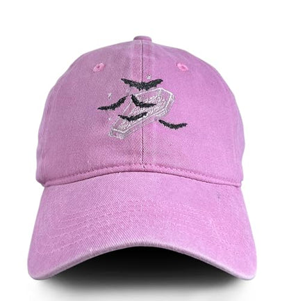 Christmas Embroidered Snapback Baseball Cap for Men Women Cross Adjustable Structured Dad Hat - color: Spooky Pink