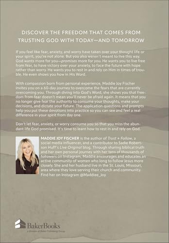Rest + Rely: A 60-Day Devotional to Replace Fear, Anxiety, and Worry with God's Truth (Daily Inspiration for Young Christian Women, College, Teen Girls)