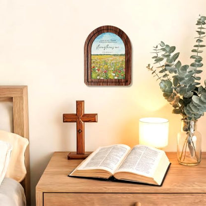 I Can Do All Things Through Christ Who Strengthens Me Wood Plaque Signs