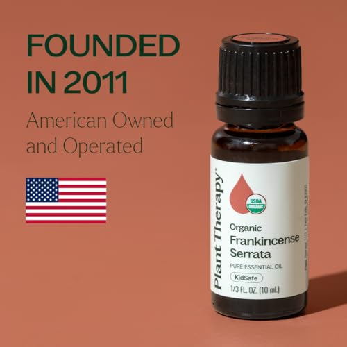 Plant Therapy Frankincense Serrata Certified Organic Essential Oil 10 mL - size: 0.33 Fl Oz (Pack of 1)