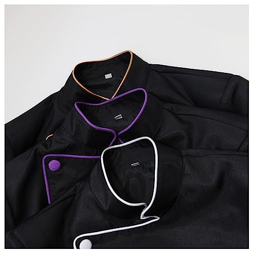 Men's Cassock Choir Short Cassock Minister Robe Clergy Pulpit Liturgical Church Top Coat - color: Purple, size: 3X-Large