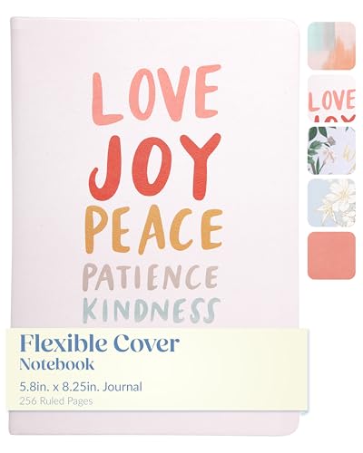 WORLD TRAVELER Christian Journal 256 Gilded-Edge Pages Thimblepress - color: Love Joy Peace, size: 6X8