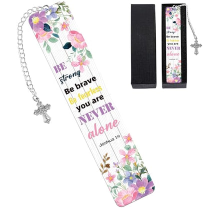 Christian Bible Metal Bookmark, Scripture Book Mark for Women Readers - style: Christian 01