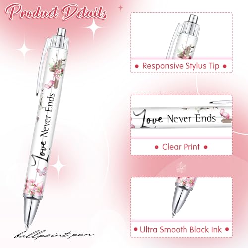 Tinlade 10 Pcs Christian Bible Verse Ballpoint Ink Pens,Cross - style: Cross
