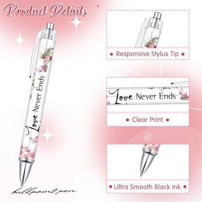 Tinlade 10 Pcs Christian Bible Verse Ballpoint Ink Pens,Cross - style: Cross