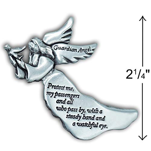 Cathedral Art (Abbey & CA Gift Guardian Angel Sun Visor Clip, Multicolored