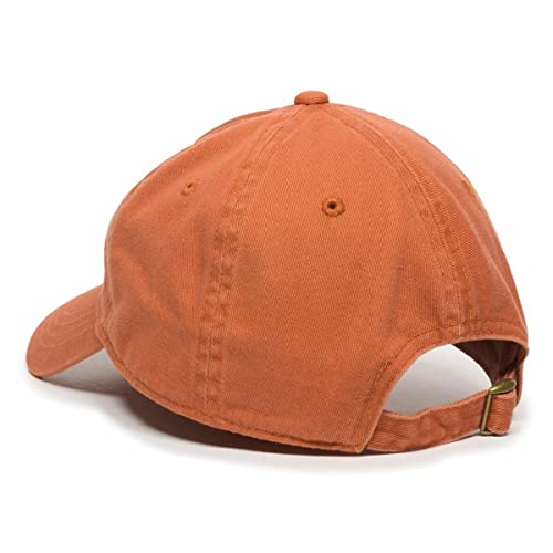 DSGN By DNA Say Mashallah Embroidered Hat Islamic Muslim Faith Inspired Cotton Baseball Cap Adjustable Dad Hat for Men&Women - color: Orange