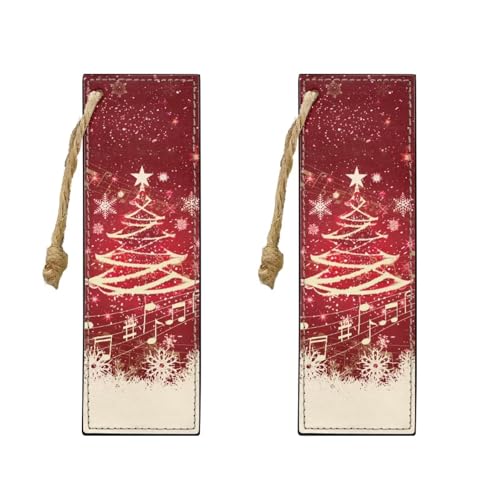 Bookmarks for Women Teacher Teal Christmas Tree Bookmarks for Women Readers Book Lovers Page Markers for Students Teachers - color: Christmas Tree