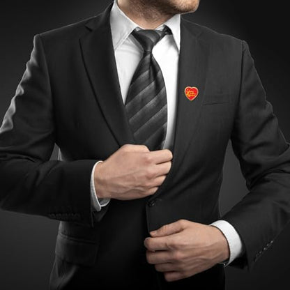 20/50/100 Pack You Make a Difference Lapel Pins Bulk - Red Heart Brooch Love Inspirational Badge Pin for Men Women Clothes Bags Hats