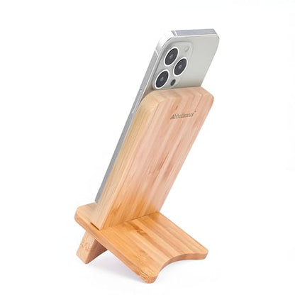 Bamboo Phone Stand, Desktop Stand, Simple Phone Stand, Compatible with All Phones (Bamboo) - color: bamboo