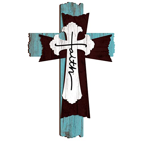 Yookeer Large Wooden Christian Wall Cross Religious Decor Art