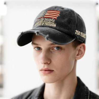 U.S. 250th Anniversary 250 Years Freedoms 1776-2026 Baseball Hats Funny - color: U.s. 250th Anniversary 250 Years Freedoms 1776-20261