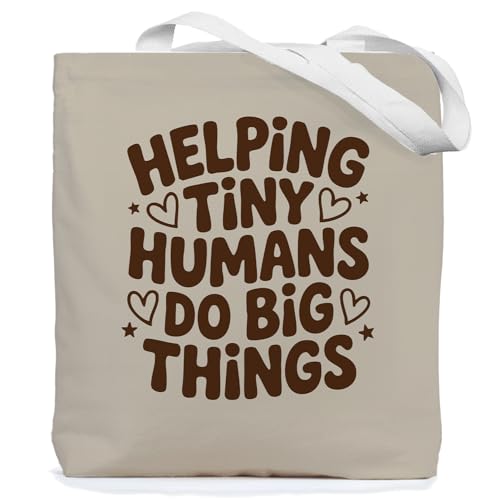 Chicimln Teacher Appreciation Gifts Tote Bag, Kindergarten Preschool Teacher Gifts Canvas Tote Bags - color: Teacher Gift 04
