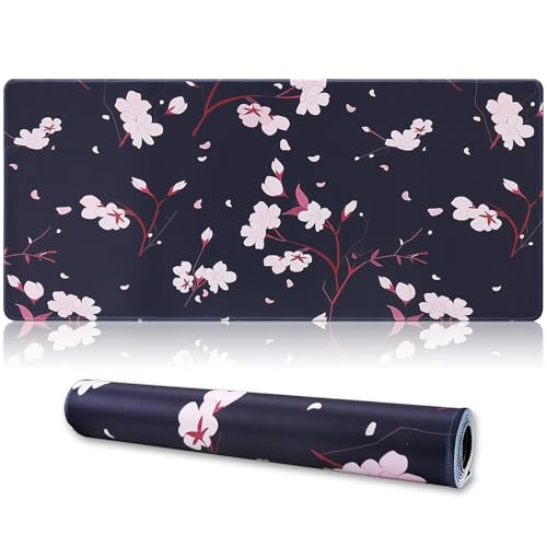 XXL Gaming Mouse Pad 35.4x15.7 Professional Large Mouse Pad & Computer Game Mouse Mat-90x40 Blackhua - color: Blackhua, size: 35.4L x 15.7W inches