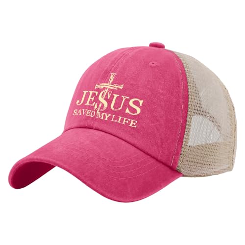 Jesus Hat Gifts for Men - color: Rose Red0210