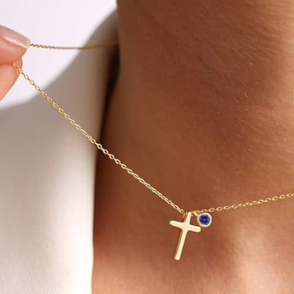 TURNDOSS Cross Necklace for Teen Girls, 3-16 Year Old Girls Birthday Gifts