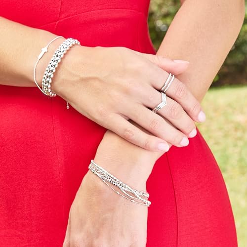 Silpada 'Simplex Cross' Bracelet in Sterling Silver