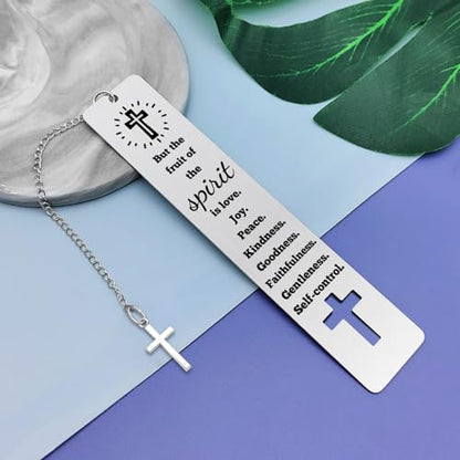Christian Bookmark for Women Girls Boys Bible Verse Bookmark Inspirational Scripture Bookmarks Religious Bookmarks for Women Men Girls Baptism Graduation Gift Back to School Coming of Age Gifts - color: Bible Verse Metal Bookmark 03