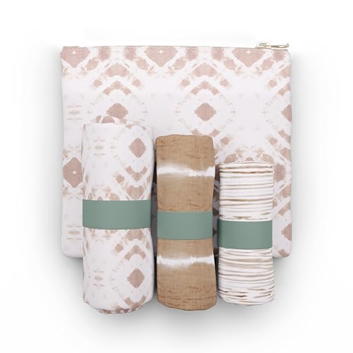 Pure Sage Reusable Grocery Bag - Stylish Shopping Bags for Groceries - Foldable Tote Bag - color: Natural