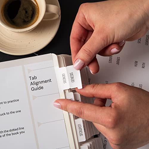 DiverseBee Laminated Bible Tabs for Women and Men (Magnolia) - color: Magnolia