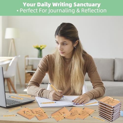 40 PCS Bulk Christian Gifts, Prayer Journal for Women & Men, 20 Small Christian Notebooks, 20 Scripture Pens, Inspirational Notebooks for Church, Spiritual Gift for Bible Study, Faith Gift for Church - size: 20