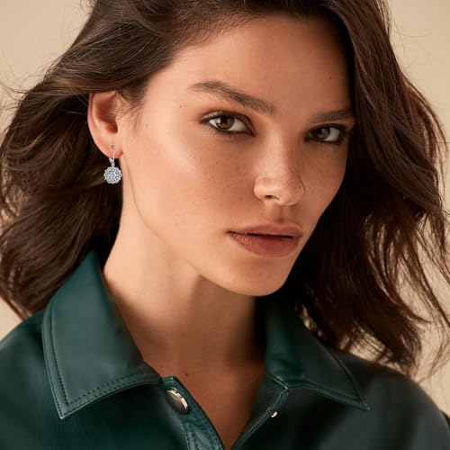 Mountain Mustard Seed Earrings for Women 925 Sterling Silver Lotus/Cross Dangle Drop Earring Christian Jewelry Outdoor Birthday Graduation Gifts - style: Chakra Lotus