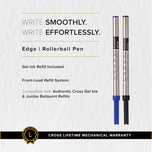 Cross Edge Gel Rollerball Pen, Medium Point, Black Ink, Multiple Colors - color: Matte Green