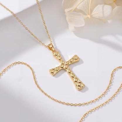 KQ&TTENG 14k Gold Plated Four Leaf Clover Necklace Irish Jewelry Wedding Anniversary Birthday Gifts for Women Wife Mom Girlfriend - color: A08