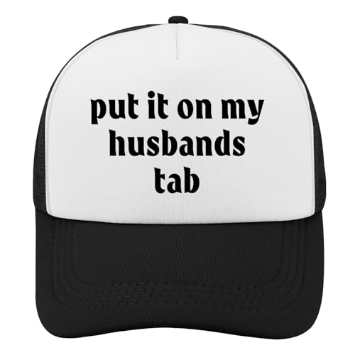 Black Trucker Hat with Funny Saying, Funny Hat for Men & Women - color: Allblack-17