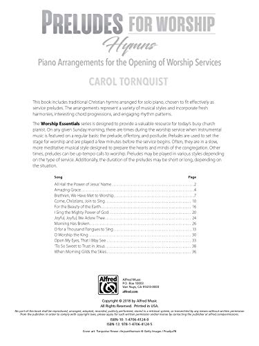 Preludes for Worship -- Hymns: Piano Arrangements for the Opening of Services (Worship Essentials)