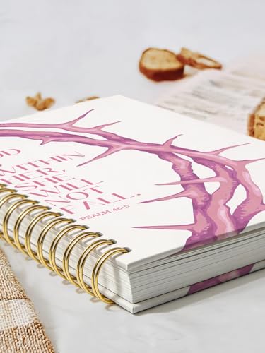 Christian Bible Study Journal Notebook,Christian Religious Gifts for Women Teen Girls,Church Prayer Sermon Notes Journal,God Is Within Her She Will Not Fall Hardcover Spiral Notebook - color: PSALM 46:5