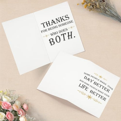 Cheerin Appreciation Card with Envelope - Thank You Cards for Coworkers, Teachers, Friends, Boss, or Parents - Inspiration Cards 5x8 Inch