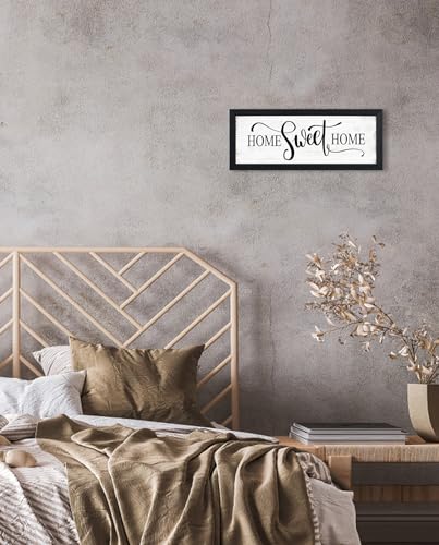 Home Sweet Home Sign Wall Decor Master Bedroom Sign 6" x 14.5" - color: Home Sweet Home