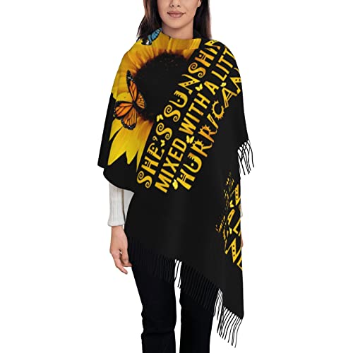 Prayer Shawls and Wraps for Women, Jesus Christian Gifts Bible Scarf Super Soft Fashion Shawl With Tassel - color: Black5