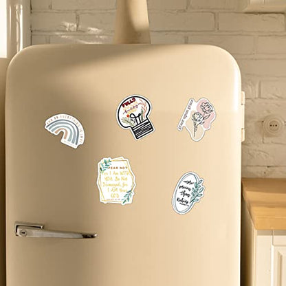100Pcs Bible Stickers, GLADFRESIT Waterproof Jesus Christian Sticker Bible Verse Sticker Inspirational Decals for Laptop Water Bottles Scrapbooking Luggage