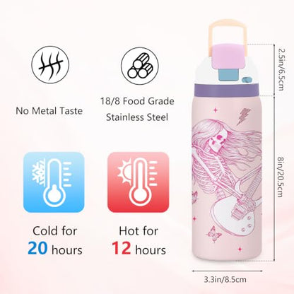 Motherhood Rock 32oz Insulated Water Bottle, Women Gift, 1PCS, Pink - color: Rock-Pink