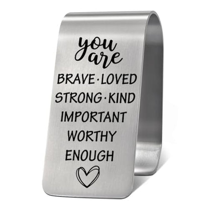 Inspirational Visor Clip for Cars Gifts for Women Men Drivers - color: Silver 5