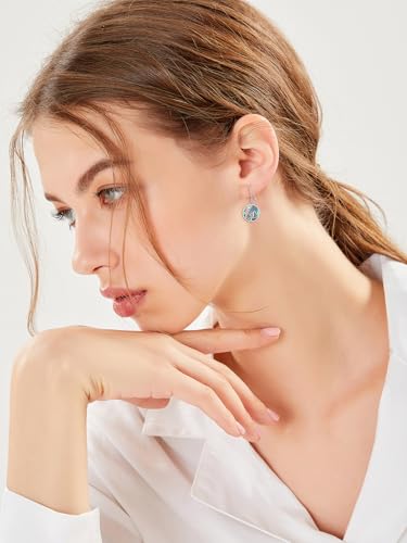 Dorunmo 925 Sterling Silver Mustard Seeds Dangle Earrings for Women Mountains Earrings Hypoallergenic Christmas Jewelry Gifts for Women - style: Mountains-01