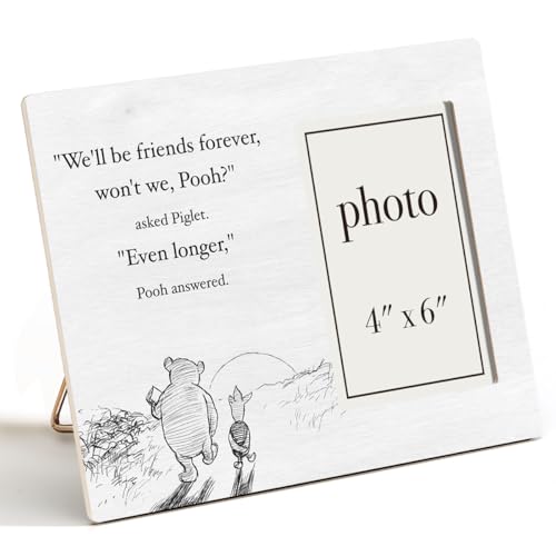 Pooh Bear Picture Frame, Friendship Gifts for Friends Besties - color: Friends
