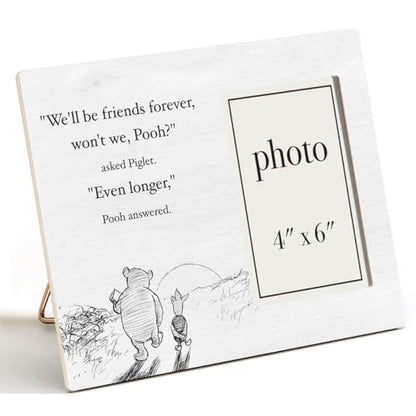 Pooh Bear Picture Frame, Friendship Gifts for Friends Besties - color: Friends