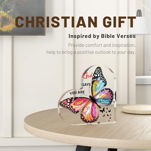 Christian Gifts for Women Birthday, Butterfly Inspirational Gifts for Mom - color: Butterfly