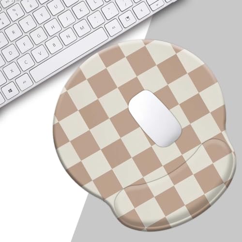 Ergonomic Mouse Pad with Wrist Support,Gaming Mousepad with with Non-Slip - color: Round-D3