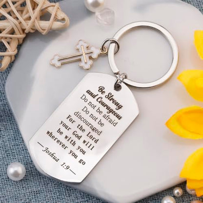 Christian Keychains Cross Keychain Bible Accessories Gifts Christian Gifts Religious Gifts - color: Bible Gifts