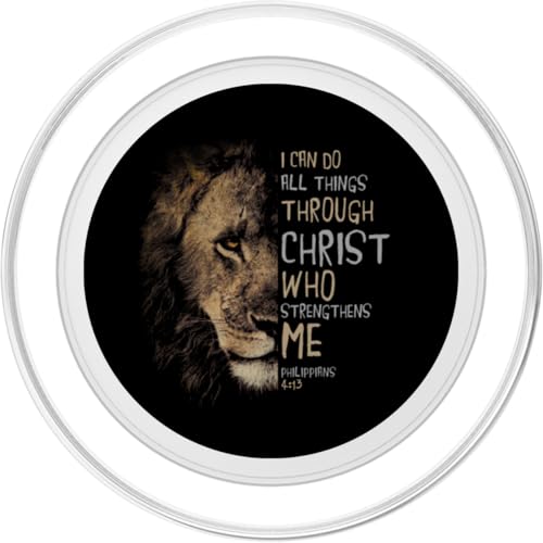 Christian I Can Do All Things Through Christ PopSockets PopGrip for MagSafe - style: Magnetic PopGrip