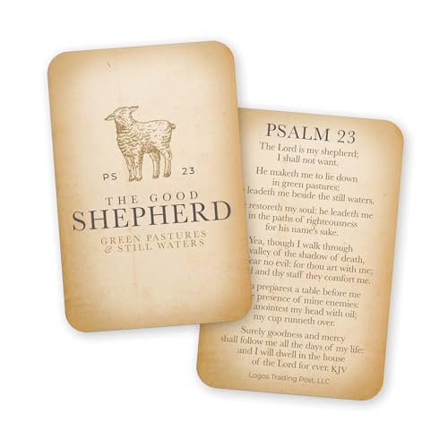 Logos Trading Post Psalm 23, Sheep Wallet Scripture Cards, Pack of 24 - color: Sheep