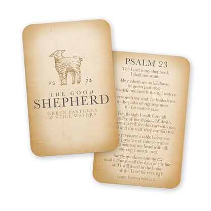 Logos Trading Post Psalm 23, Sheep Wallet Scripture Cards, Pack of 24 - color: Sheep