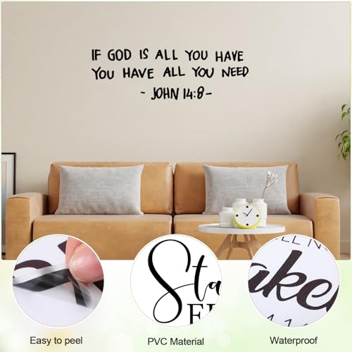 BBTO Bible Verse Stickers Peel & Stick,Be Joyful - style: Be Joyful