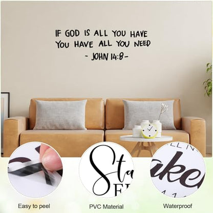 BBTO Bible Verse Stickers Peel & Stick,Be Joyful - style: Be Joyful