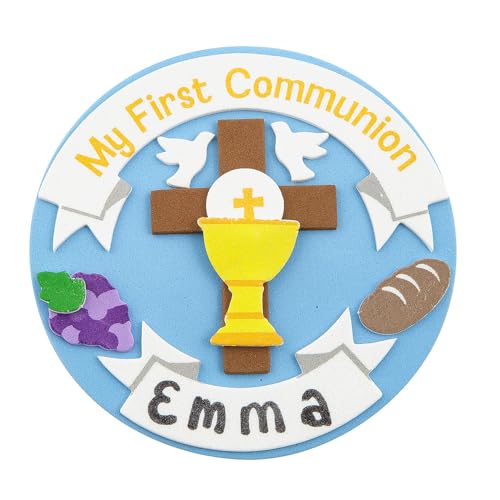 Fun Express 4" diam. Religious First Communion Magnet Craft Kit - Makes 12