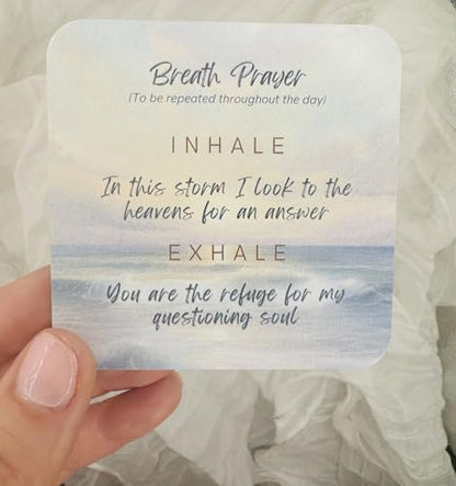 Grief Gifts for Women - Scripture Breath Prayer Cards for Loss & Comfort